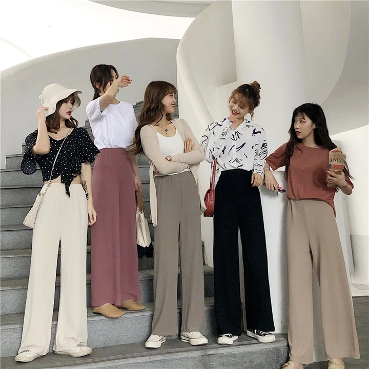 [Korean Style] Lothe Comfy Wide Leg Pants -   17 korean style Women ideas