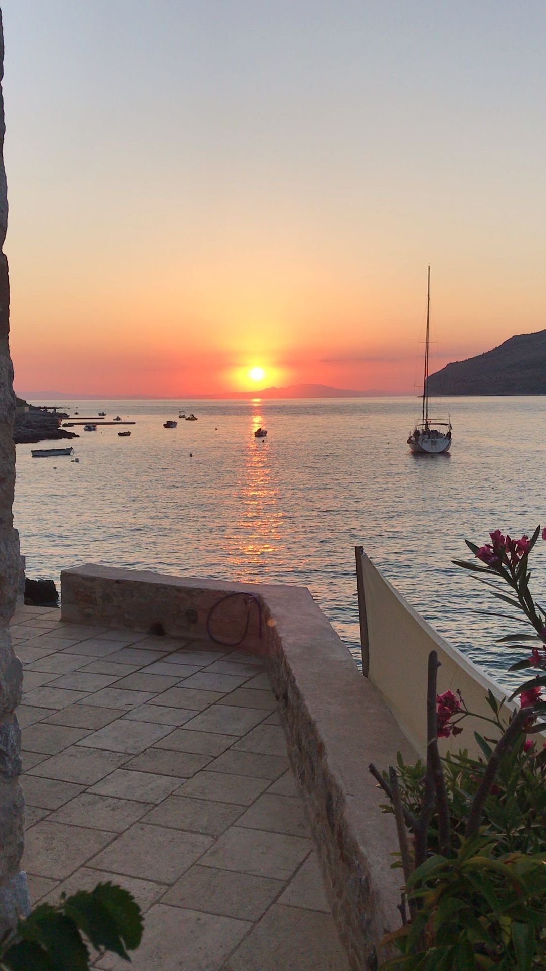 Sunset in Limeni on the Peloponnese, Greece -   17 most beauty Wallpaper ideas