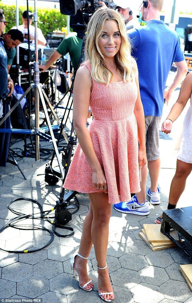 Bride-to-be Lauren Conrad wears pretty rose-colored dress in interview -   17 style Icons lauren conrad ideas