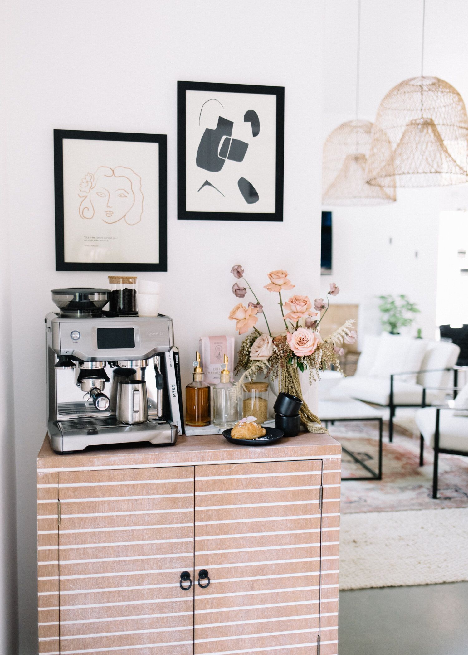 Home Update: Coffee Bar — A Fabulous Fete -   18 beauty Bar in bedroom ideas