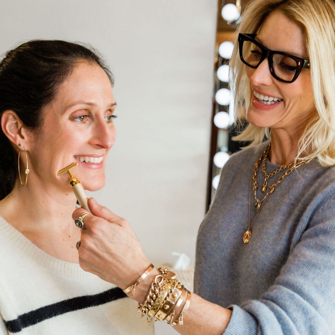 Lift, Tone, and Sculpt Skin with a Luxe New Vibrating Gold Bar | Goop -   18 beauty Bar tool ideas