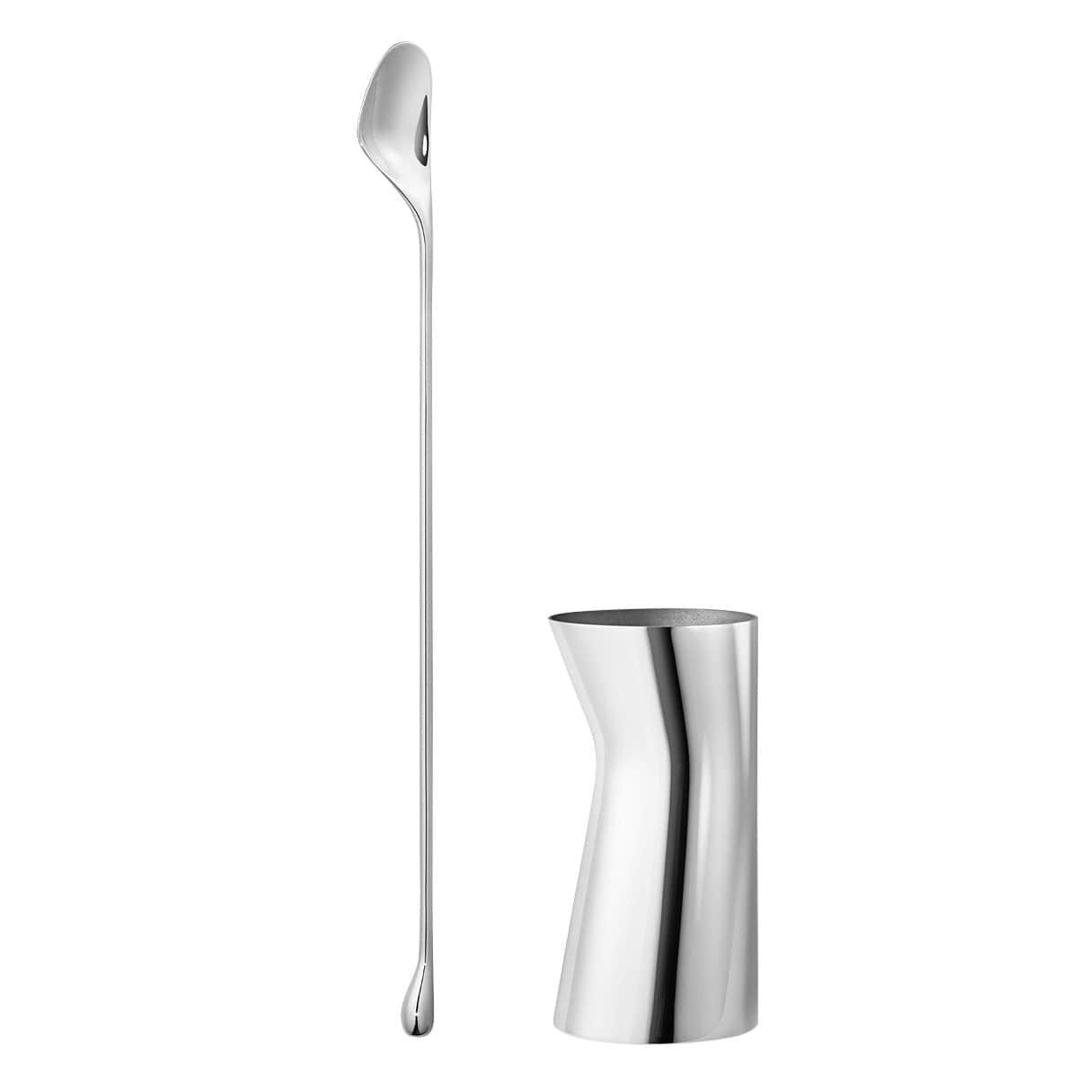 Georg Jensen Sky Stainless Steel Set - Stirring Spoon & Jigger -   18 beauty Bar tool ideas