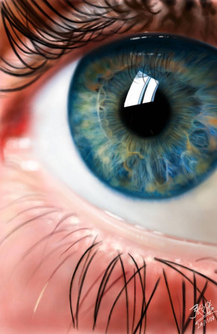 iPad finger painting of an eye by chaseroflight on DeviantArt -   18 beauty Eyes painting ideas