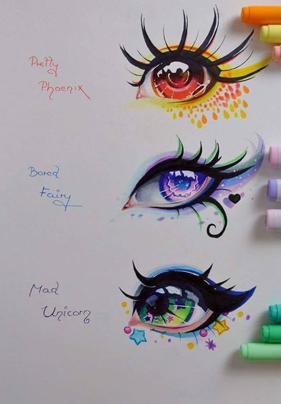 18 beauty Eyes painting ideas