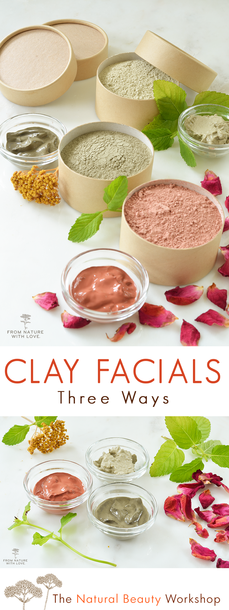 Make Your Own Clay Facial Masks - Three Easy Recipes to Get Started -   18 beauty Mask ideas