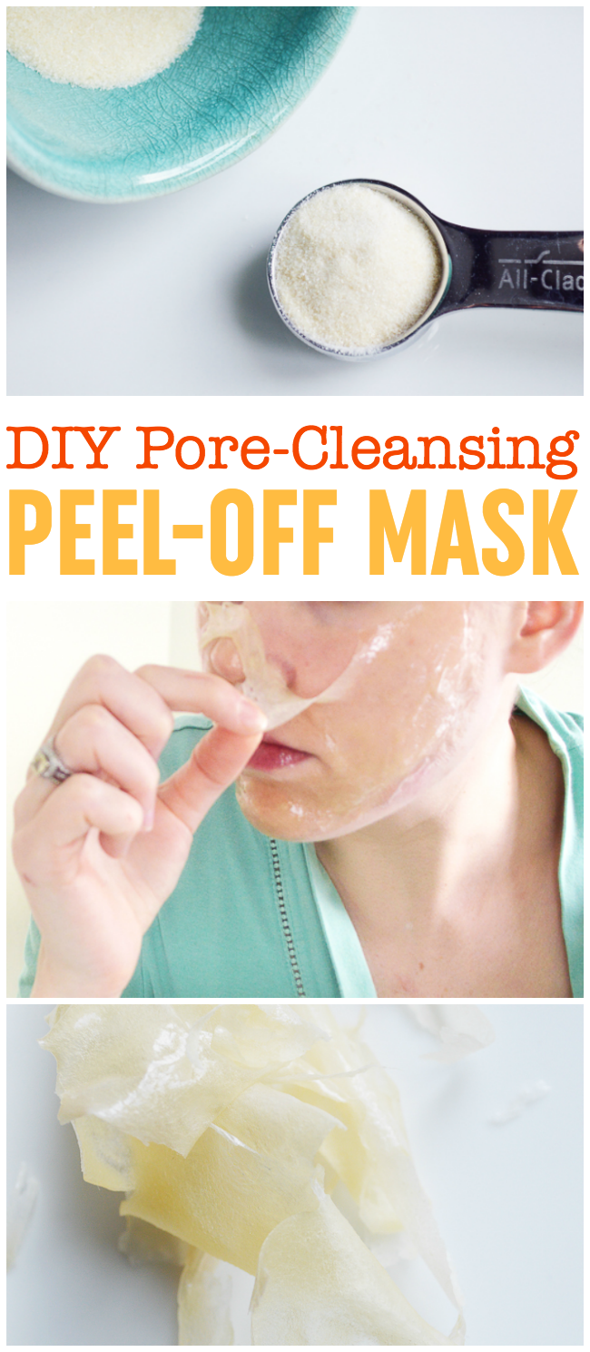 DIY Peel-Off Mask - Pore-Cleansing, Blackhead Busting Face Mask -   18 beauty Mask ideas