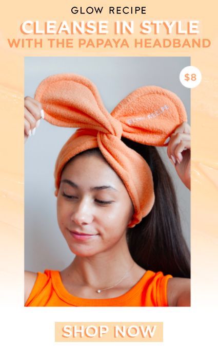 Cleanse In Style with Glow Recipe's Papaya Spa Headband -   18 beauty Spa treatment ideas