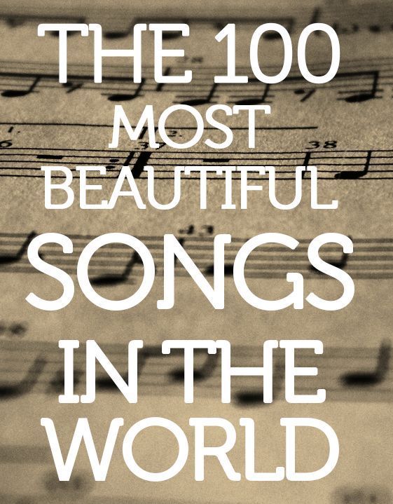 The 100 Most Beautiful Songs in the World, According to Reddit -   18 beauty Words music ideas