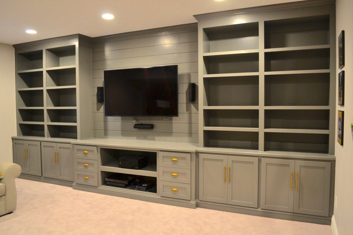 Building an Entertainment Center | Dreaming of a Finished Basement -   18 diy Furniture entertainment center ideas