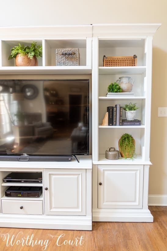How To Give An Old Entertainment Center A Makeover | Worthing Court -   18 diy Furniture entertainment center ideas