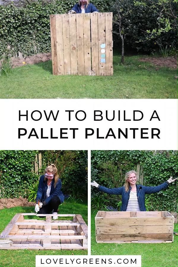 How to build a Pallet Planter -   18 diy Outdoor easy ideas