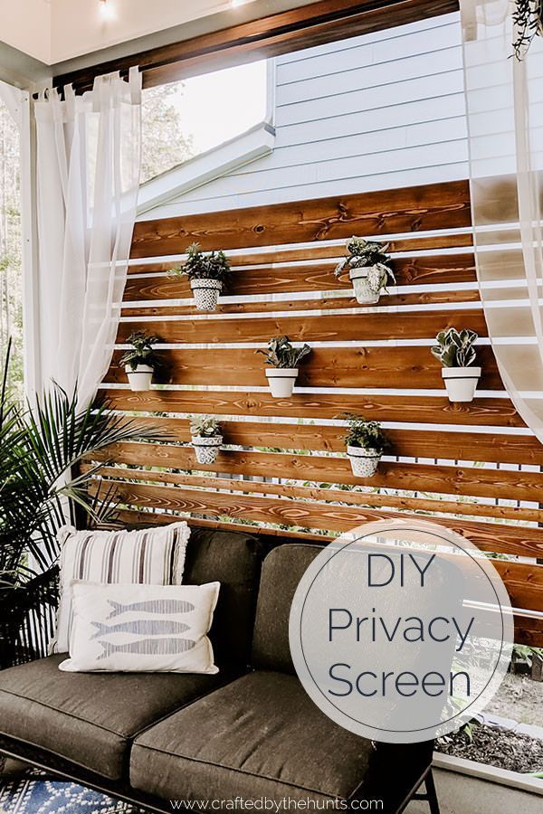 DIY Privacy Screen -   18 diy Outdoor easy ideas