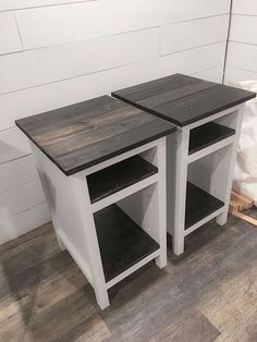 Bedside End Tables -   18 diy Table with drawers ideas