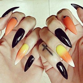 chic nails -   18 halloween nails diy easy ideas