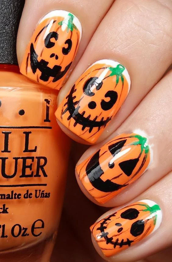 60+ Halloween Nail Art Ideas -   18 halloween nails diy easy ideas