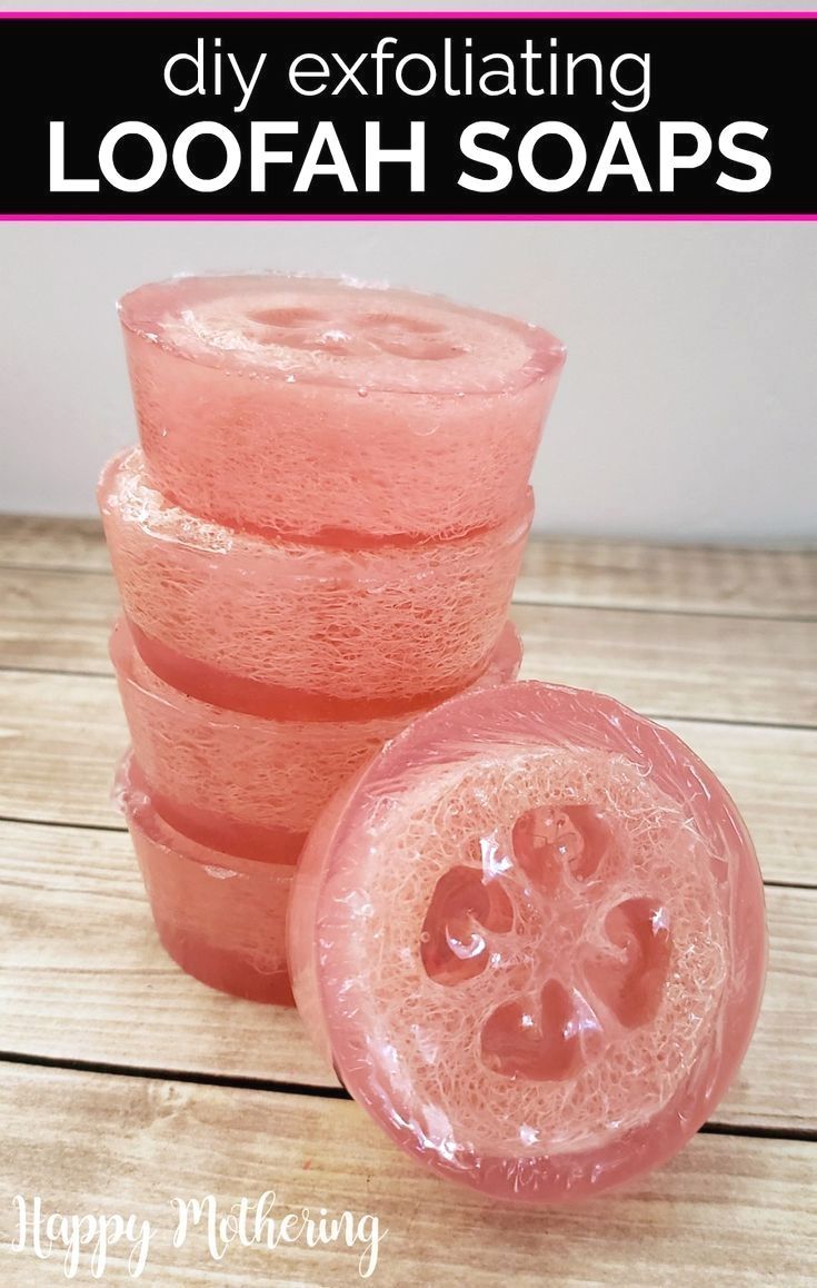 DIY Exfoliating Loofah Soaps -   19 beauty DIY to sell ideas
