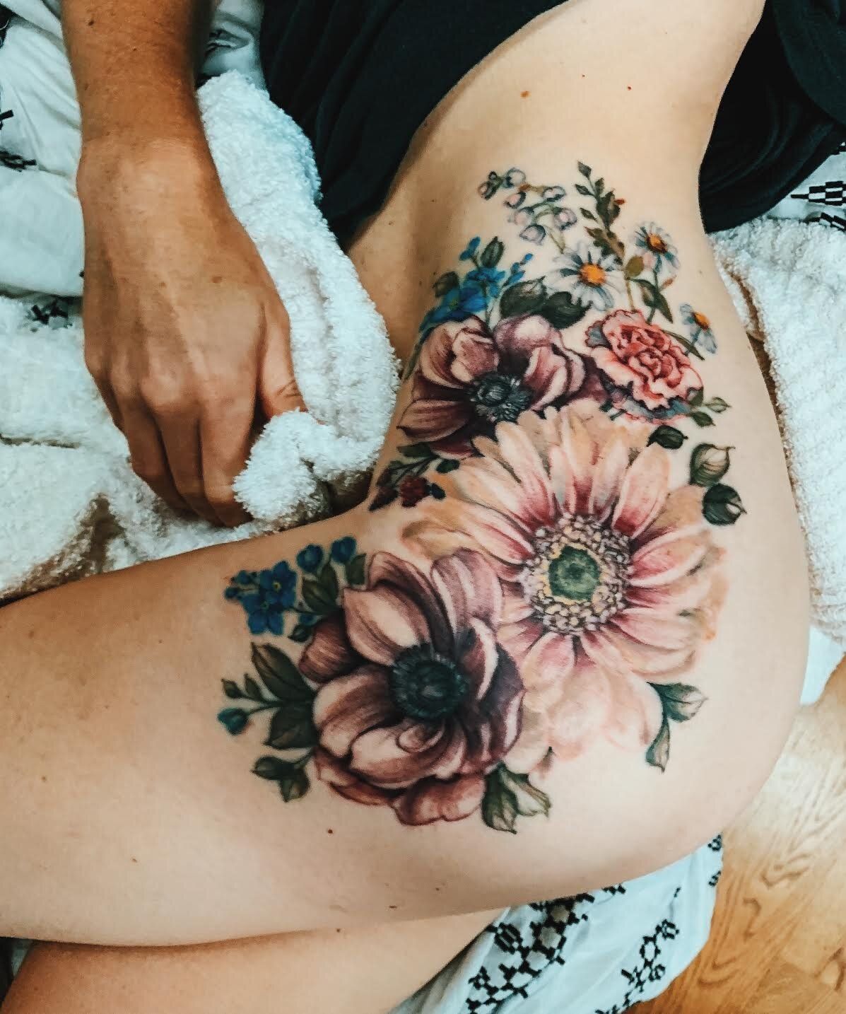 Vintage Floral Tattoo Ideas — First Thyme Mom -   19 beauty Words tattoo ideas