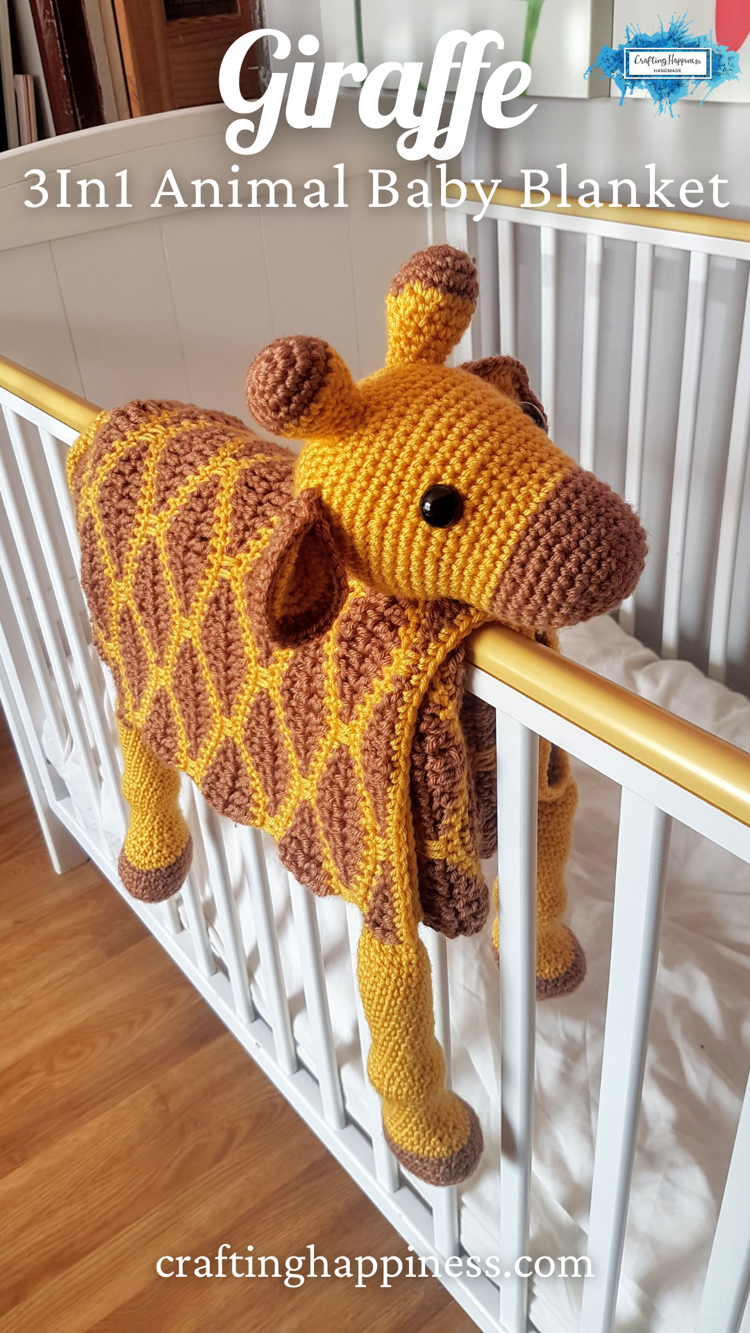 Giraffe Animal Baby Blanket | Crafting Happiness -   19 diy Baby crafts ideas