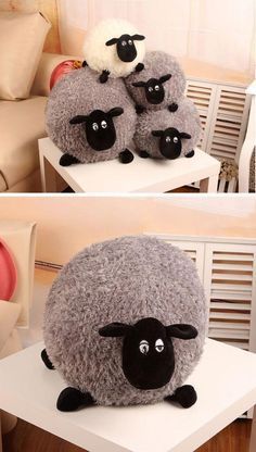 Stuffed Soft Plush Sheep Pillow -   19 diy Baby crafts ideas