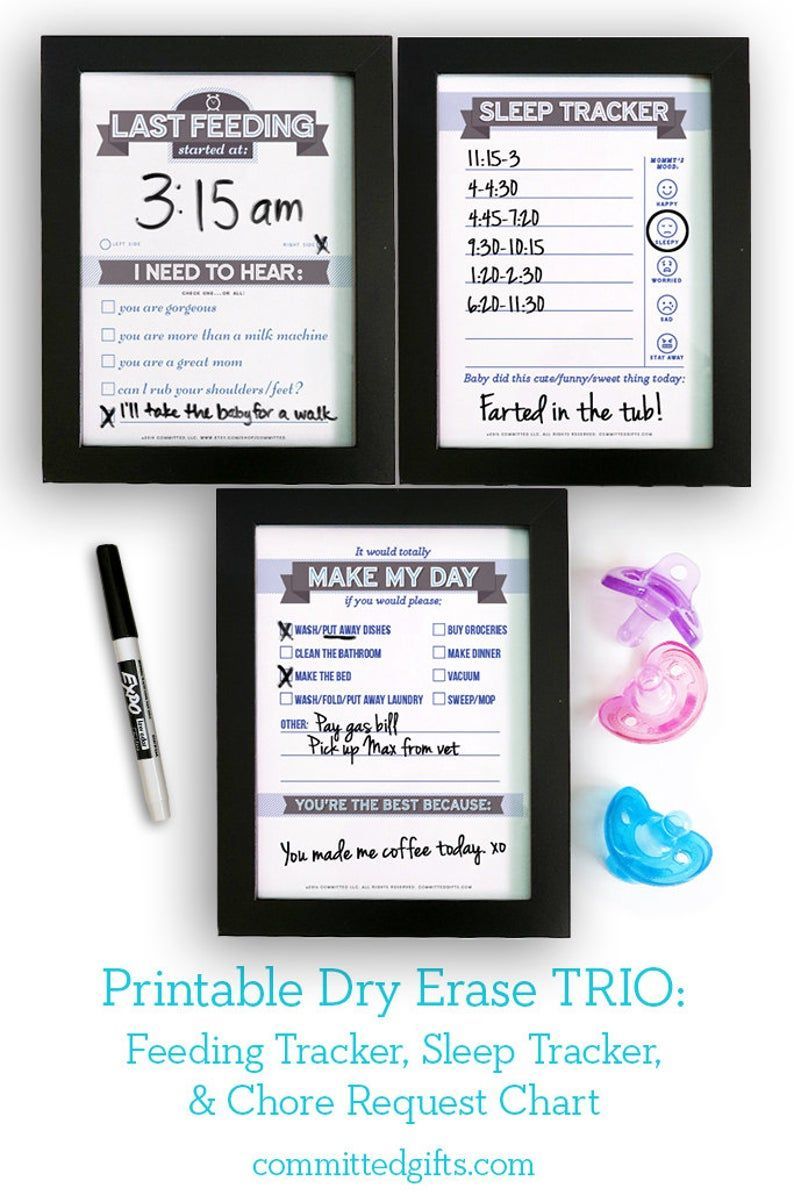 Printable: Dry Erase Baby TRIO Navy Blue  DIY Baby Shower | Etsy -   19 diy Baby products ideas