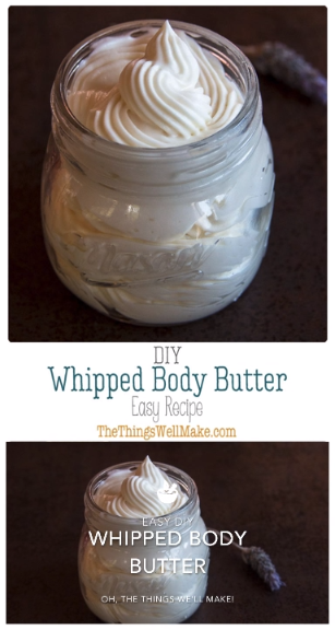 DIY Whipped Body Butter Recipe -   19 diy Face Mask in a jar ideas