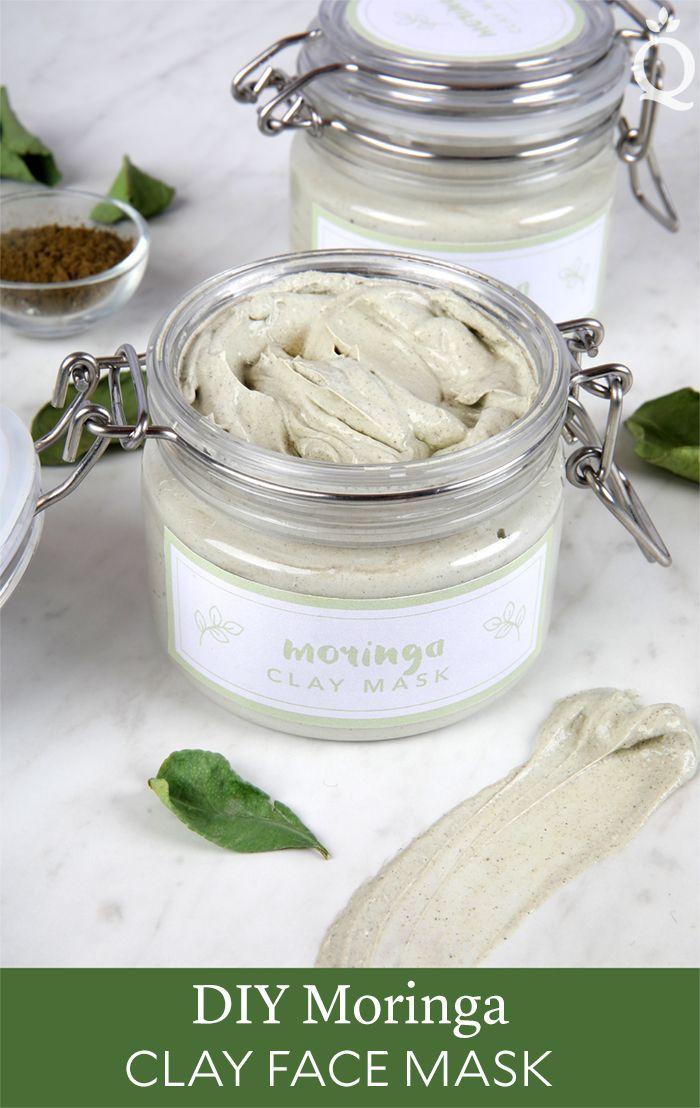 Moringa Clay Mask DIY - Soap Queen -   19 diy Face Mask in a jar ideas