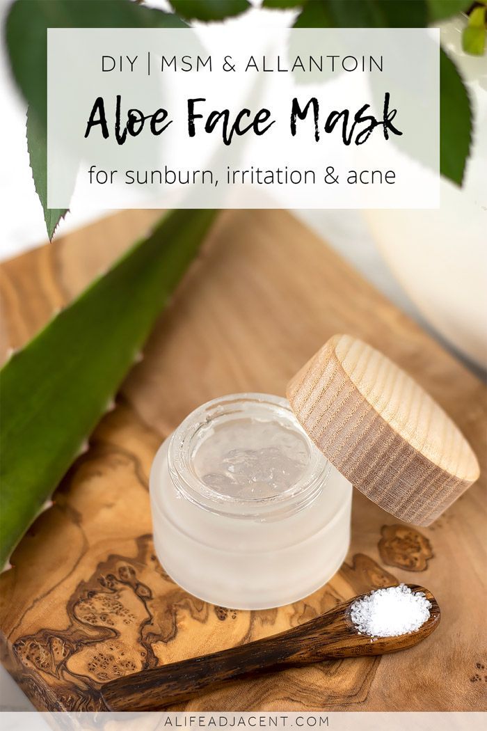 DIY Aloe Vera Face Mask for Glowing Skin -   19 diy Face Mask in a jar ideas