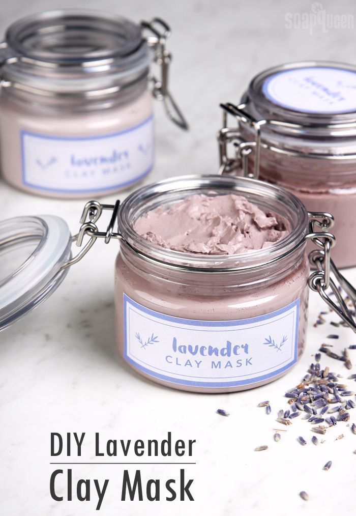 DIY Lavender Clay Face Mask - Soap Queen -   19 diy Face Mask in a jar ideas