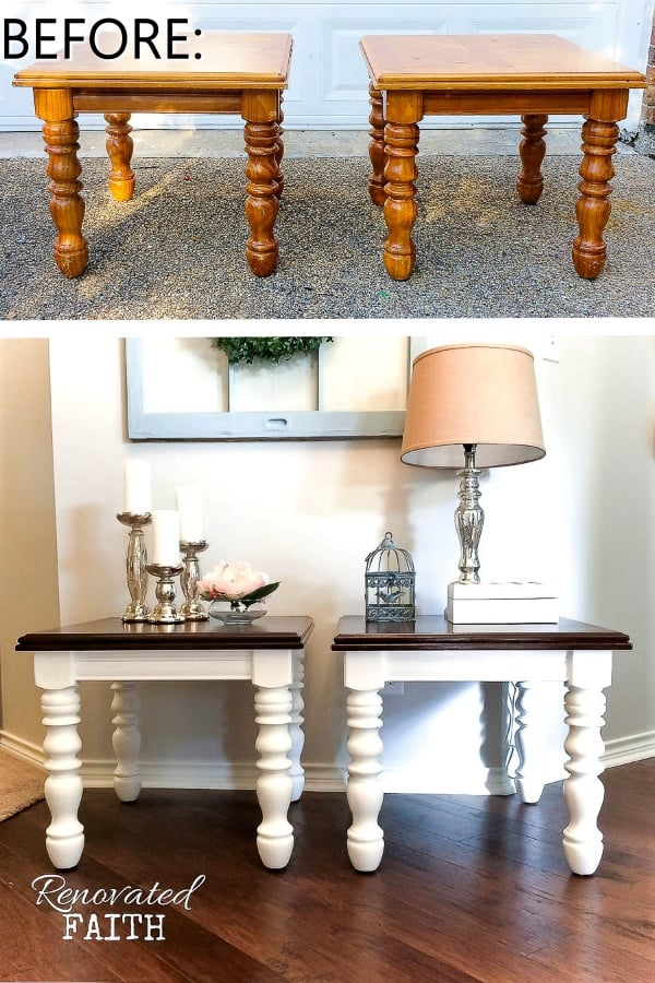EASIEST Gel Stain Over Stain Technique (How to Gel Stain Over Paint!) -   19 diy Furniture restoration ideas