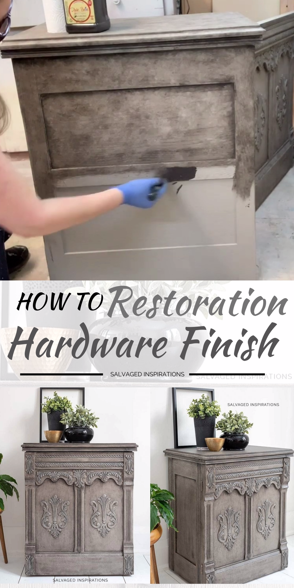 How To: Restoration Hardware Finish -   19 diy Furniture restoration ideas