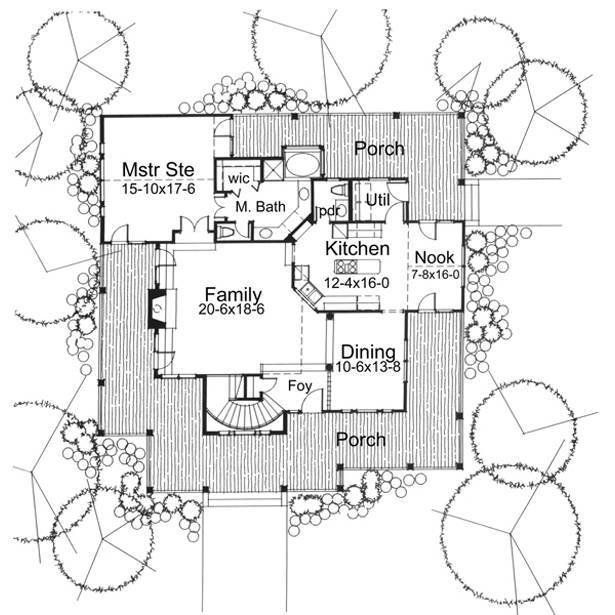 TheHouseDesigners-5770 Construction-Ready Traditional Farm House Plan with Crawl Space Foundation (5 Printed Sets) -   19 diy House blueprints ideas