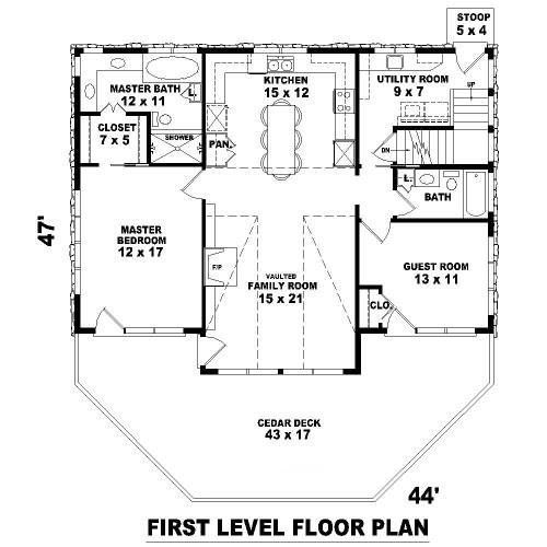 TheHouseDesigners-8115 Construction-Ready Beach House Plan with Basement Foundation (5 Printed Sets) -   19 diy House blueprints ideas