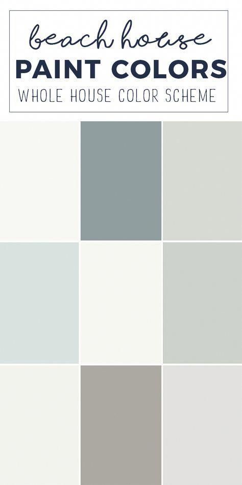 Paint Colors for a Whole Home Color Palette - Calming Neutral Paint Colors -   19 diy House painting ideas