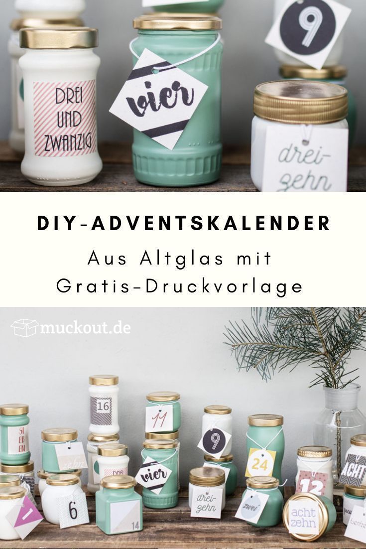 19 diy Ideen adventskalender ideas