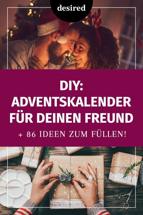 Adventskalender f?r den Freund: Geniale DIY-Ideen | desired.de -   19 diy Ideen adventskalender ideas