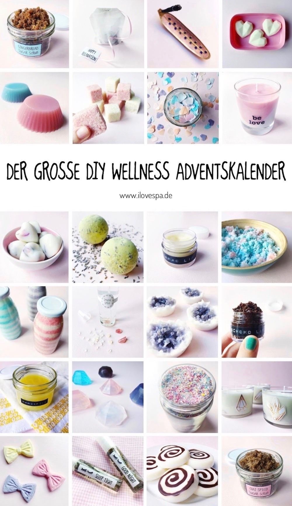 Der gro?e DIY Wellness Adventskalender - 24 DIY Wellness Geschenke -   19 diy Ideen adventskalender ideas