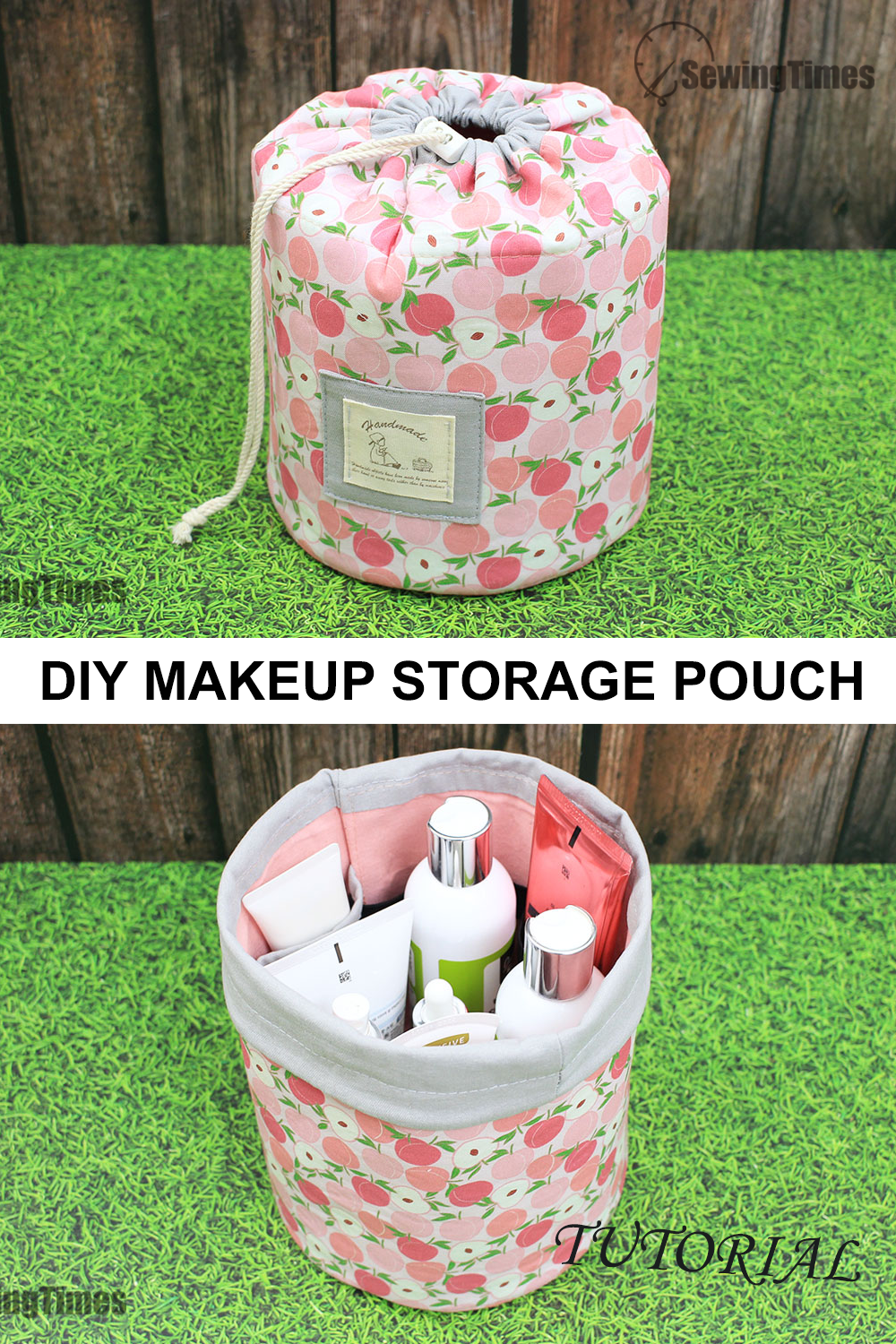 DIY MAKEUP STORAGE POUCH -   19 diy Makeup bag ideas