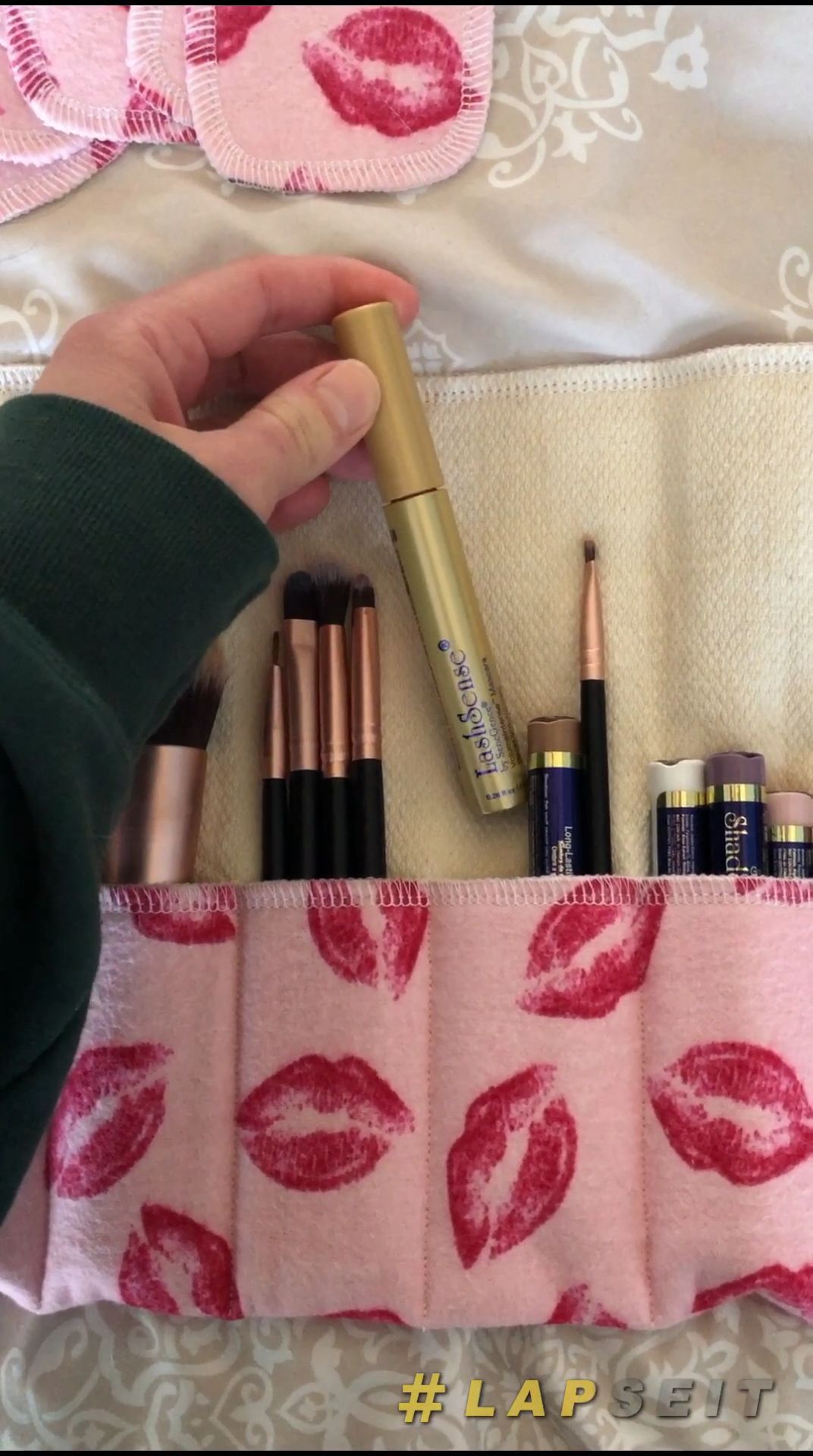 Brush and Makeup Holder -   19 diy Makeup bag ideas