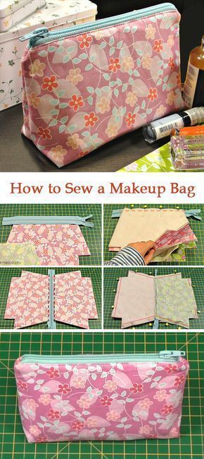How to Sew a Makeup Bag -   19 diy Makeup bag ideas