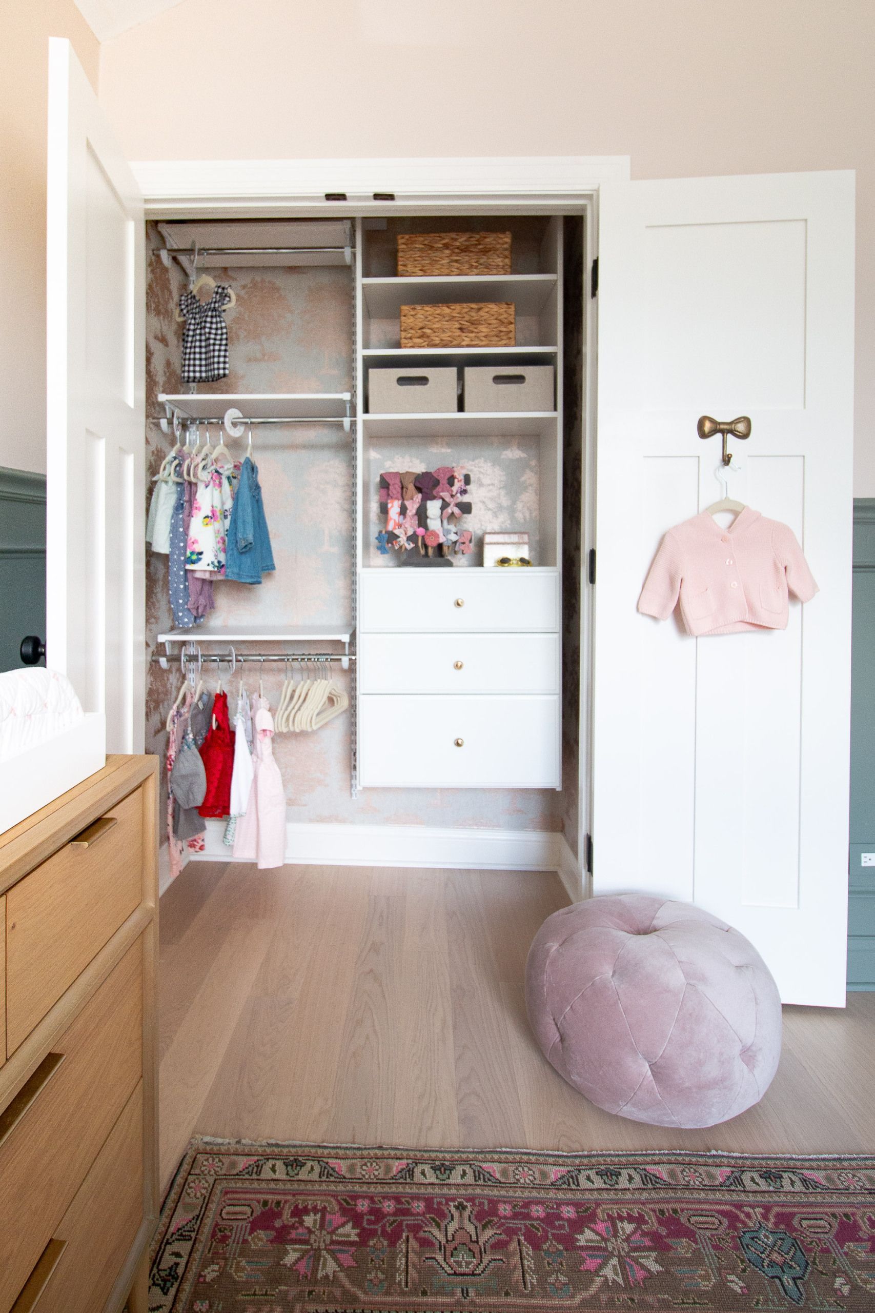 DIY Organized Nursery Closet | The DIY Playbook -   19 diy Organization baby ideas