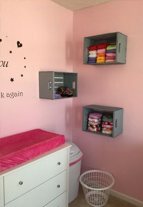 92 Nursery Storage Ideas to Keep Your Cloth Diapers Organized -   19 diy Organization baby ideas