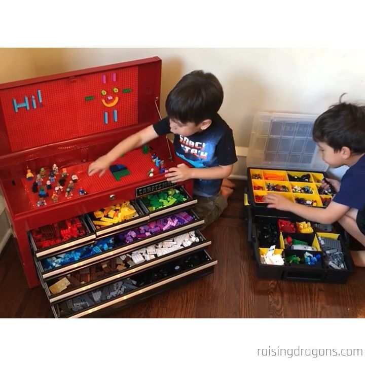 Awesome DIY LEGO Storage Containers ? Raising Dragons -   19 diy Organization for kids ideas