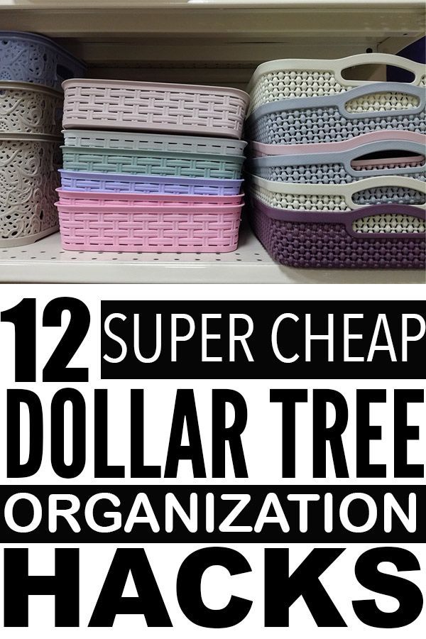 Genius Dollar Store Organization Hacks For Cheap Ways To Keep Your Home Organized - Forever Free By Any Means -   19 diy Organization for kids ideas