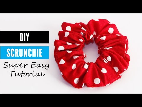 How to Make a Scrunchie | DIY Scrunchie Tutorial -   19 diy Scrunchie simple ideas
