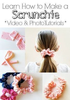 How to Make a Scrunchie - Simple Simon and Company -   19 diy Scrunchie simple ideas