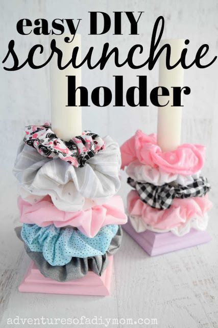 DIY Scrunchie Holder -   19 diy Scrunchie simple ideas