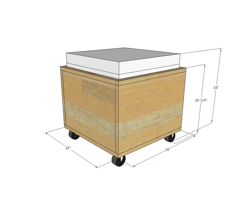 Wood Storage Stools -   19 diy Storage stool ideas