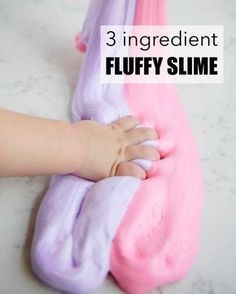How to make fluffy slime with just 3 ingredients - I Heart Naptime -   19 diy To Do When Bored slime ideas