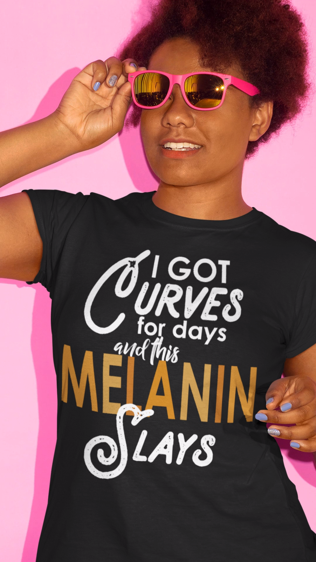 Curves for Days Melanin Slays Shirt -   19 style Black women ideas