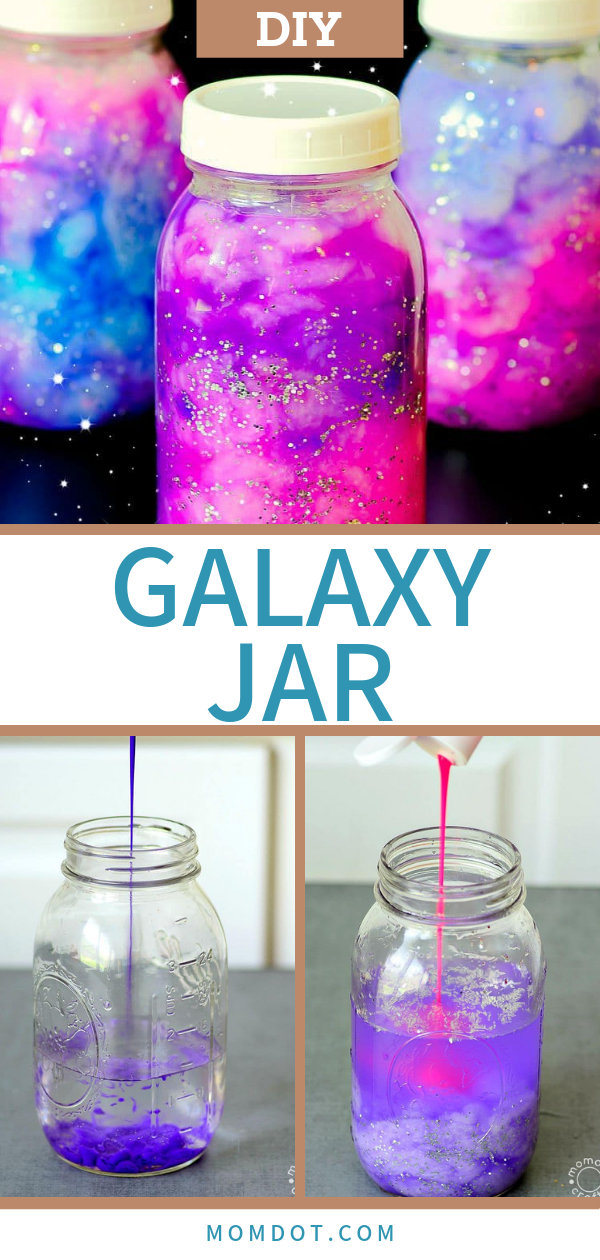 Galaxy Jar -   20 diy Art crafts ideas